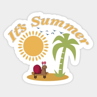 It's Summer Time Sticker